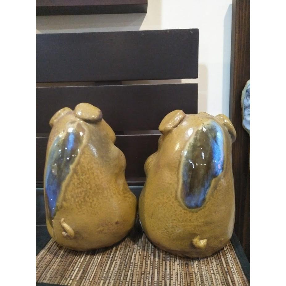 【娟兒藝品】陶瓷豬豬✔吉祥物✔展示✔藝術品-細節圖2