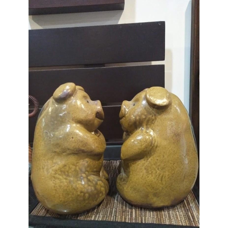 【娟兒藝品】陶瓷豬豬✔吉祥物✔展示✔藝術品-細節圖3