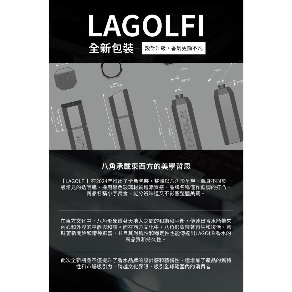 【正品速出】LAGOLFI香水各種類｜日本帝王公關羅蘭代言 超質感系列 25ML 爆款 熱銷 男女香水 平替 CP值-細節圖3