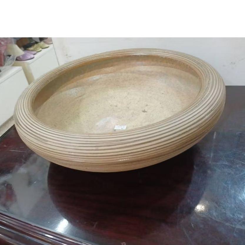 【娟兒藝品】木紋插花陶瓷器✔植栽✔展示✔藝術品✔花器-細節圖2