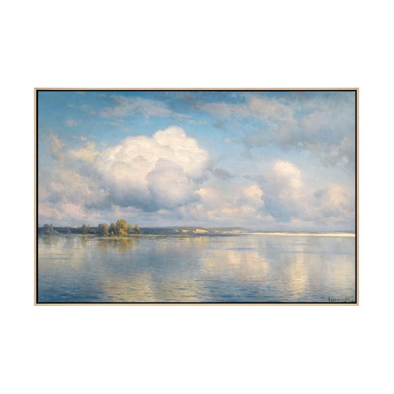 【娟兒藝品】天空之境畫作 ✔油畫類✔特殊印刷✔高質感✔油畫布-細節圖3