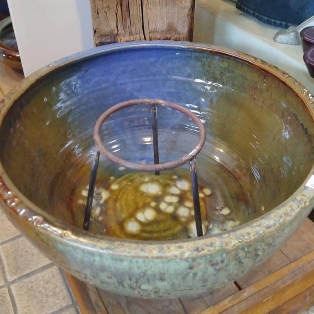 三彩釉火爐陶瓷盆 ✔暖爐✔炭盆✔物品槽✔展示✔藝術品✔洗手盆-細節圖2