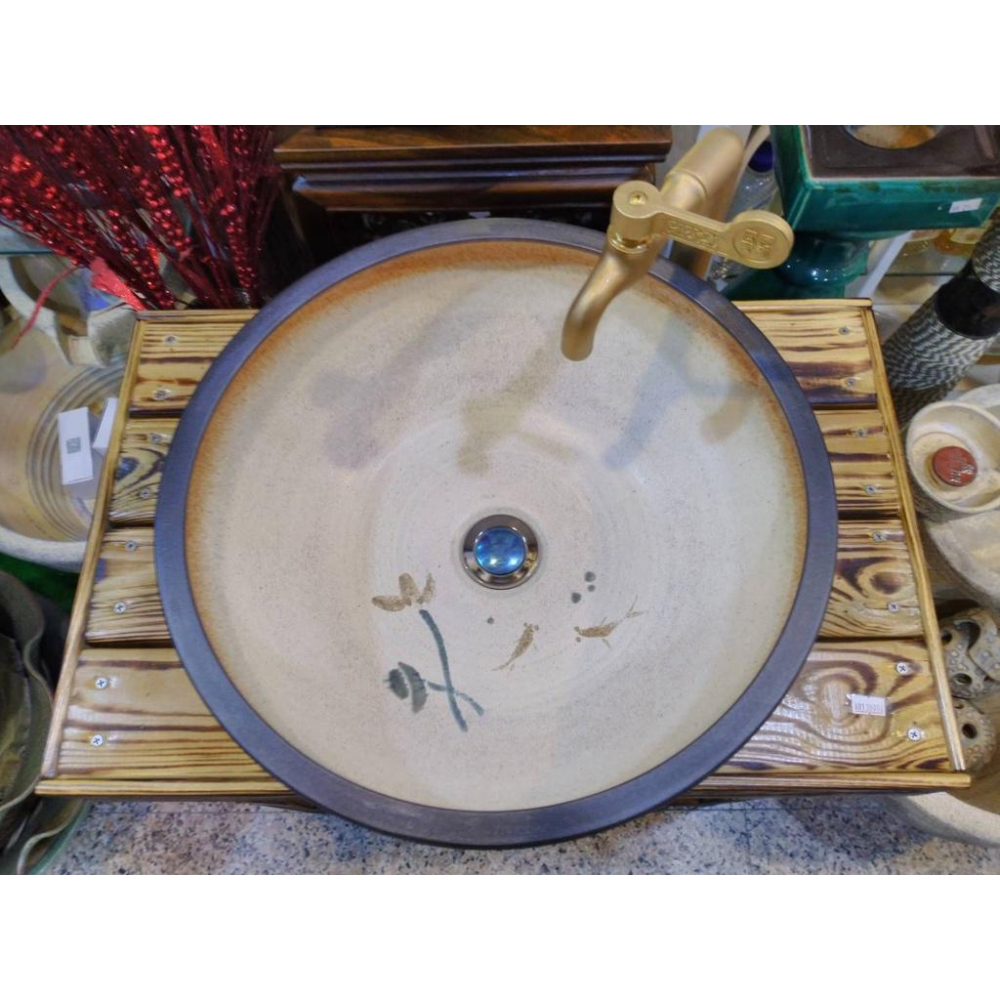 【娟兒藝品(現貨)】如魚得水洗手盆(組)木座 ✔物品槽✔展示✔藝術品✔洗手台-細節圖2