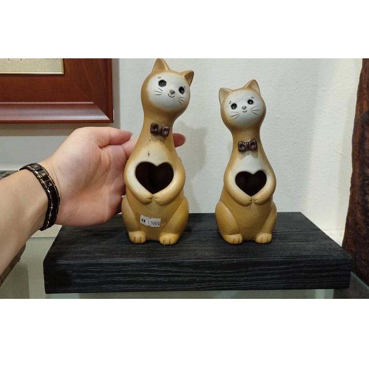 【娟兒藝品】貓咪對你笑 ✔物品槽✔展示✔藝術品✔筆筒-細節圖2