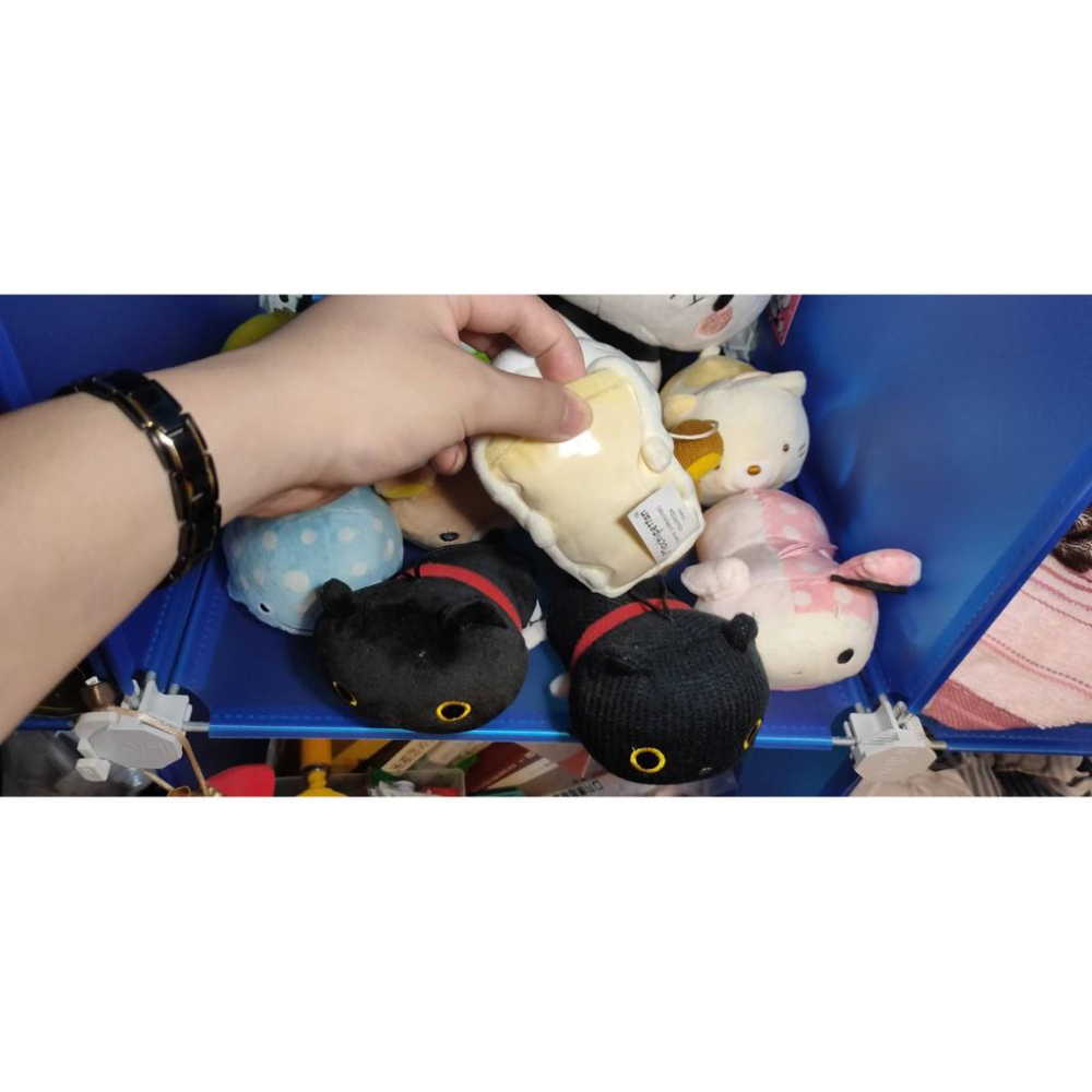 【吊飾娃娃】711正版＂白貓黑貓青蛙熊貓兔子懶懶熊鯨魚鴨子-細節圖3
