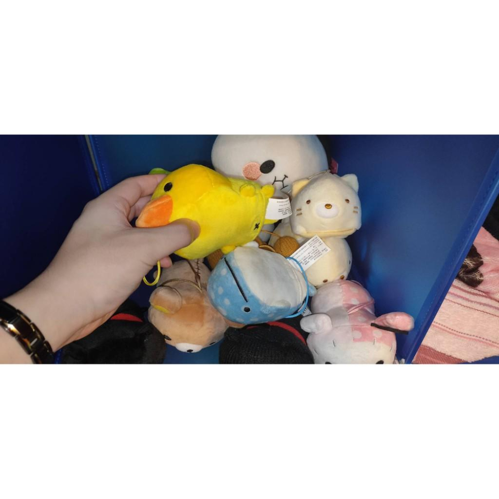 【吊飾娃娃】711正版＂白貓黑貓青蛙熊貓兔子懶懶熊鯨魚鴨子-細節圖8