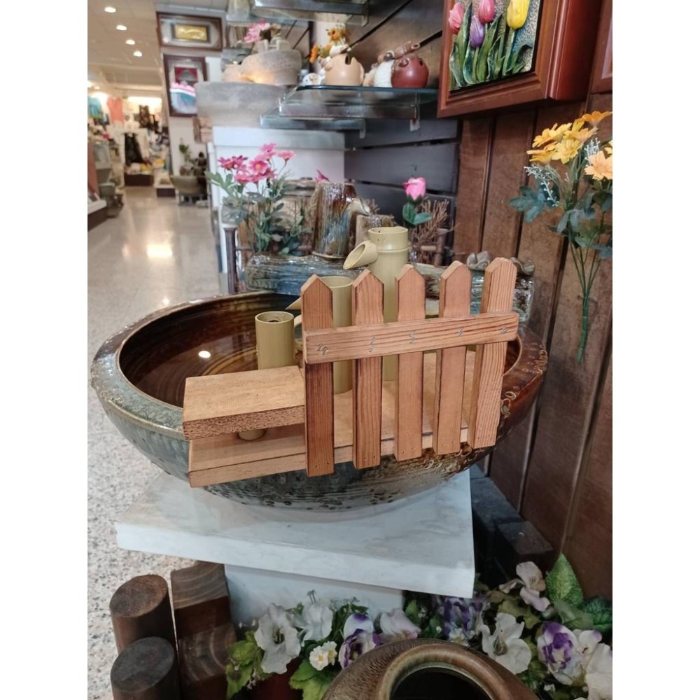 【娟兒藝品】仿竹流水器✔物品槽✔展示✔藝術品✔流水✔招財✔風水✔創業✔財源滾滾✔魚缸✔開幕-細節圖6
