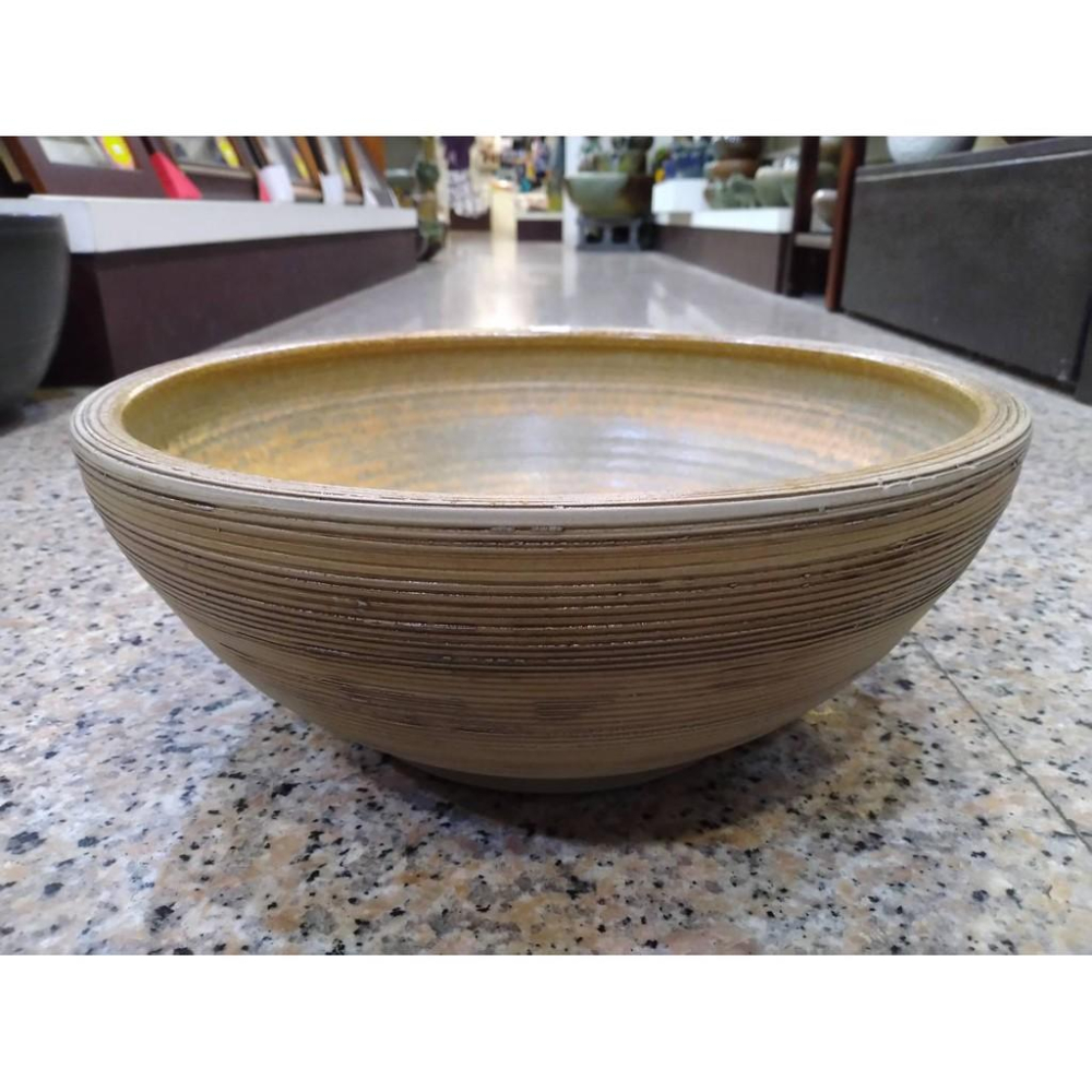 【娟兒藝品】木紋手盆陶瓷器✔物品槽✔展示✔藝術品✔洗手盆-細節圖2