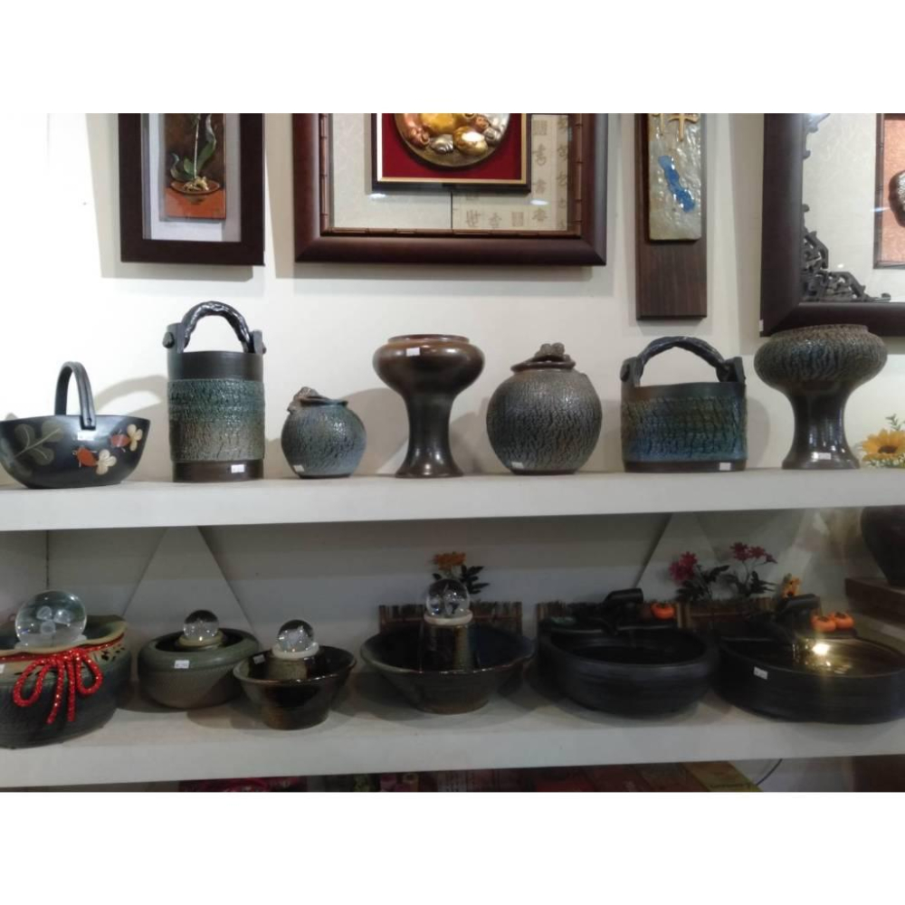 各式手工綜合花器、小流水、精油(需自選商品詢問)  ✔展示✔藝術品✔造型盆-細節圖3