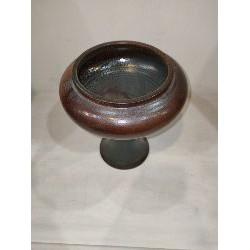 【娟兒藝品】聖火造型陶瓷花器✔物品槽✔展示✔藝術品✔兩用型-細節圖3