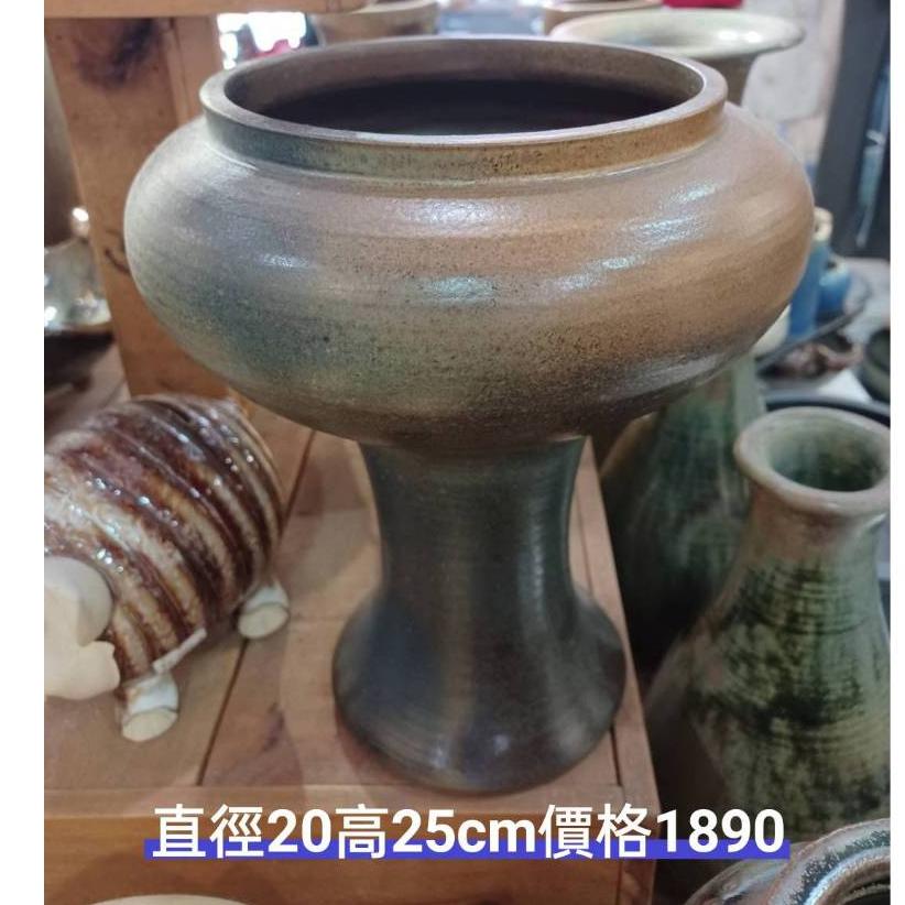 【娟兒藝品】聖火造型陶瓷花器✔物品槽✔展示✔藝術品✔兩用型-細節圖5