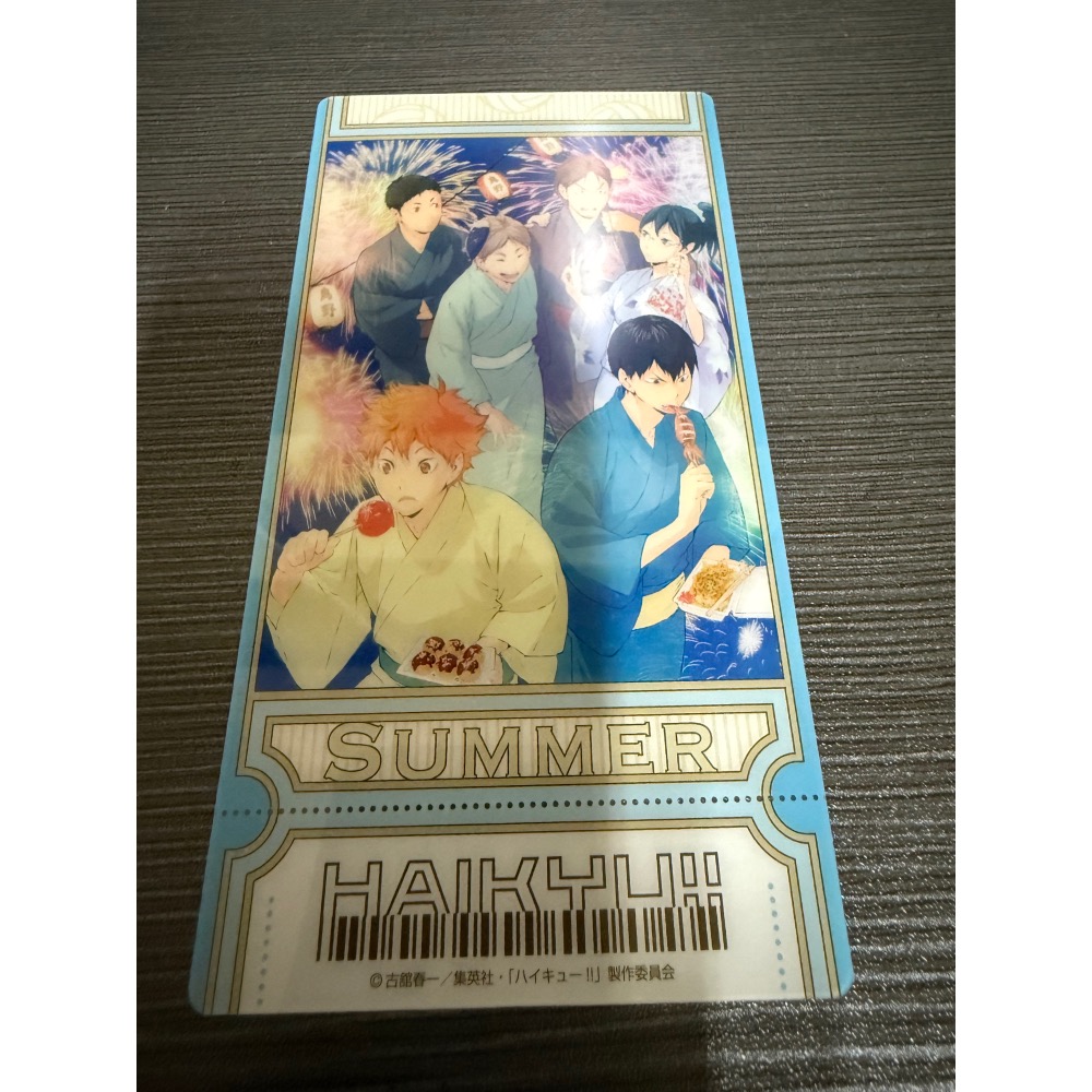 《排球少年》 正版票卡｜官方授權動漫票卡-細節圖2