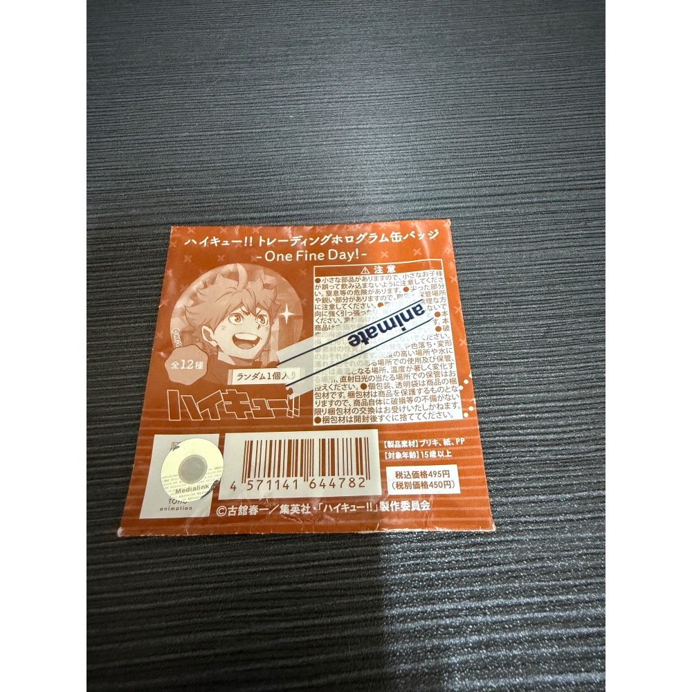 《排球少年》 正版徽章｜官方授權動漫胸章-細節圖2