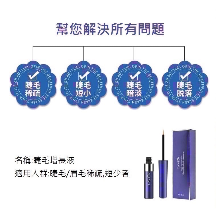 美國 Cavilla  卡薇拉 睫毛滋養液（3ml/罐）【公司貨】-細節圖2