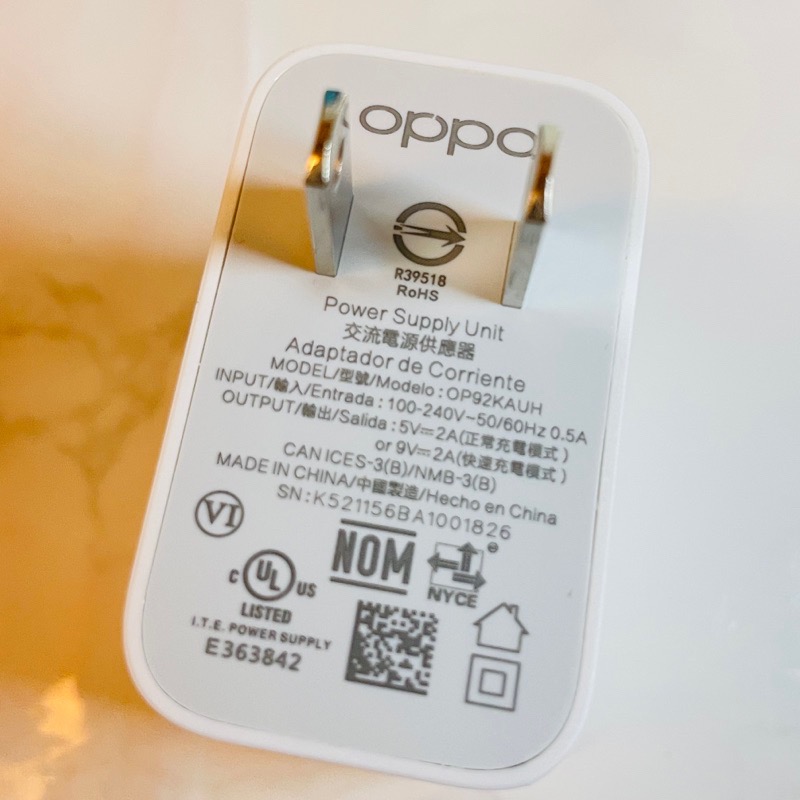OPPO A54 原廠充電頭+Type C線+原廠透明殼（不含手機）-細節圖2