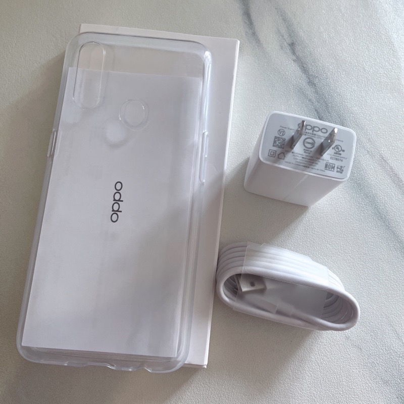OPPO A53 OPPO A31 原廠充電頭+Type C線+原廠透明殼（不含手機）-細節圖2