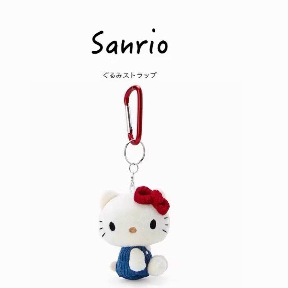 日本三麗鷗 Hello Kitty 現貨 Sanrio 70週年 限定 復刻版 燈芯絨 kitty 娃娃 娃娃吊飾-細節圖2