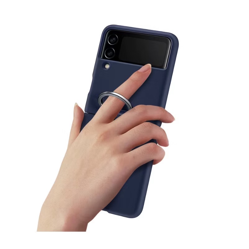 Samsung Galaxy Z Flip3 5G 原廠矽膠薄型背蓋 (墨綠色）原廠公司貨-細節圖4