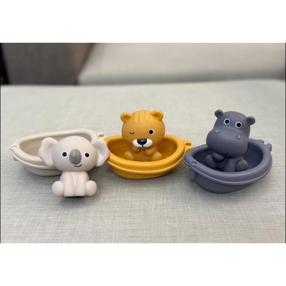 小老虎+無尾熊+小河馬