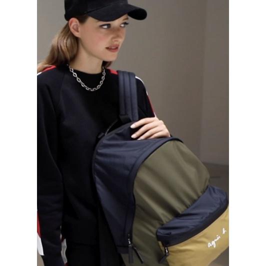 日本包 ag.b 小b包 日本b 經典 草寫LOGO 男款 女款 防水 簡約 3色 後背包 休閒包 電腦包 大背包-細節圖2