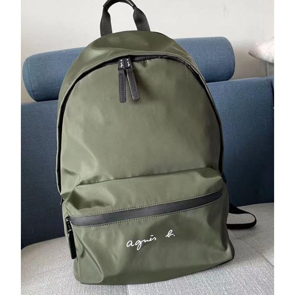 日本包 ag.b 小b包 日本b 經典 草寫LOGO 男款 女款 防水 簡約 3色 後背包 休閒包 電腦包 大背包-細節圖3