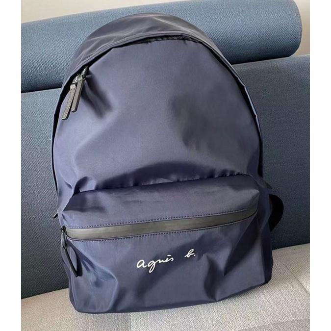 日本包 ag.b 小b包 日本b 經典 草寫LOGO 男款 女款 防水 簡約 3色 後背包 休閒包 電腦包 大背包-細節圖4