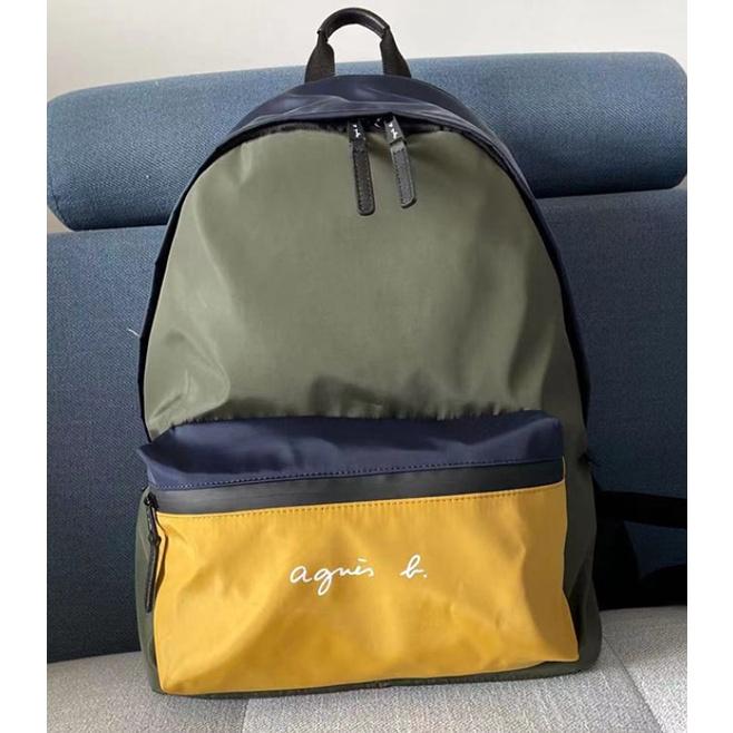 日本包 ag.b 小b包 日本b 經典 草寫LOGO 男款 女款 防水 簡約 3色 後背包 休閒包 電腦包 大背包-細節圖5
