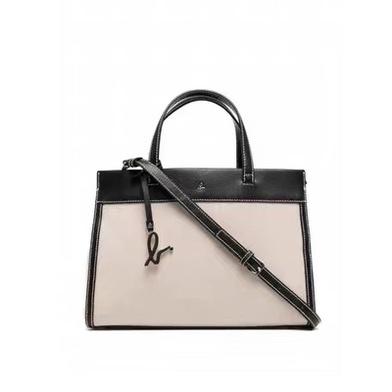 新款 日本包 ag.b 小b包 日本b 經典 草寫小LOGO  簡約 帆布 牛皮 2色 斜背包 手提包 肩背包 通勤包-細節圖3