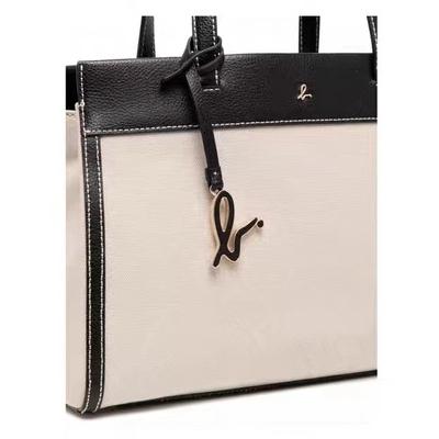 新款 日本包 ag.b 小b包 日本b 經典 草寫小LOGO  簡約 帆布 牛皮 2色 斜背包 手提包 肩背包 通勤包-細節圖5