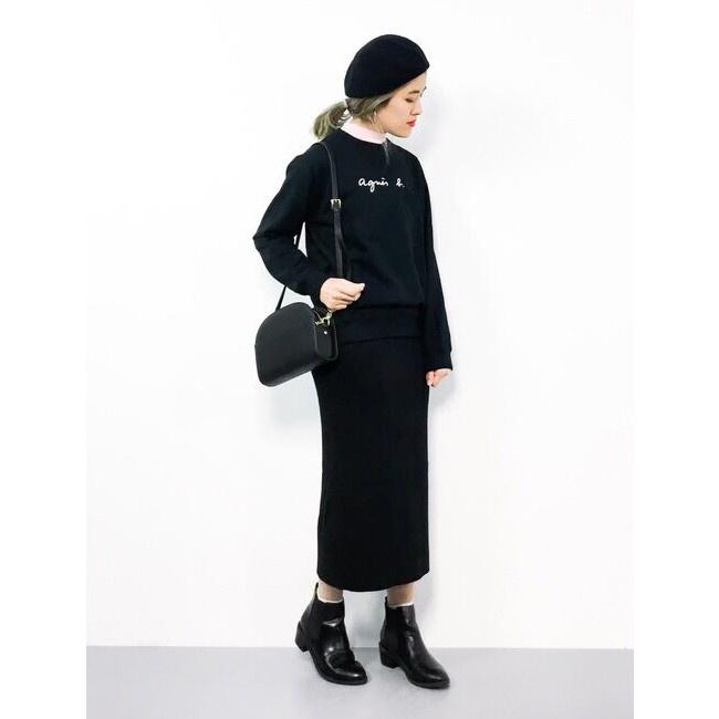 新款👫情侶推薦 日本 ag.b 小b 日本b經典草寫LOGO 男款 女款 2色 加絨 大學T 長袖 T恤-細節圖2