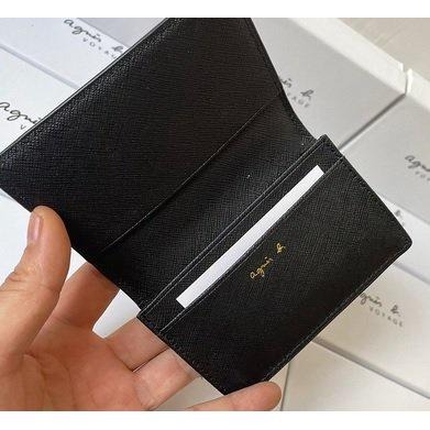 日本 agnes b 小b  小b包 日本b 質感 真皮 十字紋 防刮 零錢包 五色系 卡包 手拿包 簡約 時尚-細節圖2