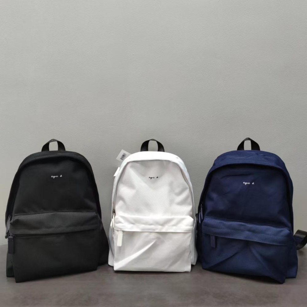 特價 日本包 ag.b 小b包 日本b 簡約風 百搭 草寫LOGO 3色 牛津布 電腦包 後背包 休閒包 大背包 學生包-細節圖3
