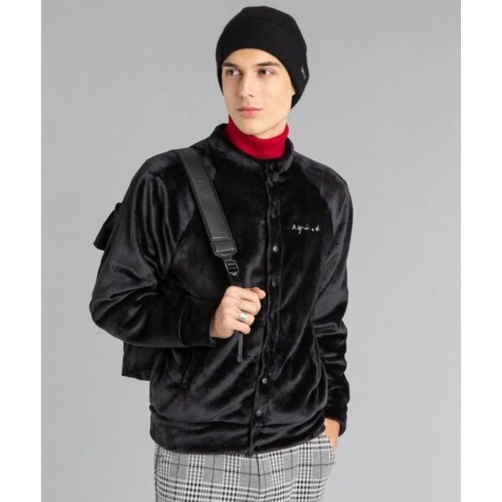 新款! 秋冬新款 日本 ag.b 小b 日本b 男款 黑色 深藍色 毛絨保暖 排扣 夾克外套 保暖外套 外套-細節圖2