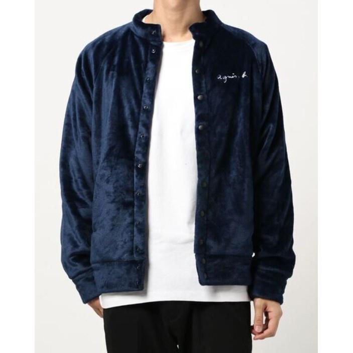 新款! 秋冬新款 日本 ag.b 小b 日本b 男款 黑色 深藍色 毛絨保暖 排扣 夾克外套 保暖外套 外套-細節圖3