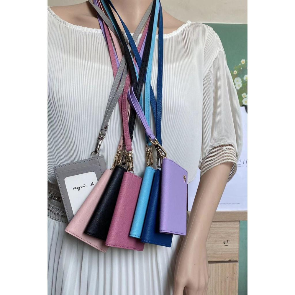 日本包 ag.b 小b包 日本b 質感 牛皮 多功能 7色 卡包 證件包 手拿包 名片 證件套 票卡夾 零錢包 簡約-細節圖6