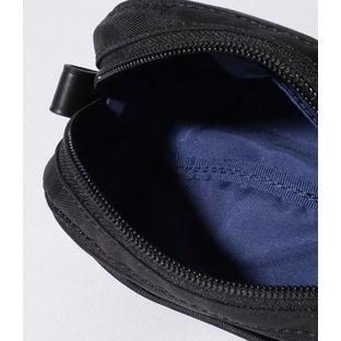 日本包 ag.b 小b包 日本b 質感 防水 草寫字母LOGO 黑色 深藍色 化妝包 手拿包 收納包 萬用包-細節圖3