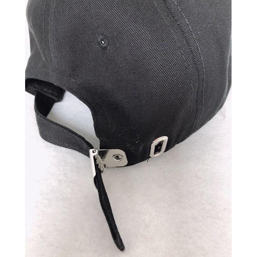 現貨 ag.b 日本b 小b 小b包 男款 女款 情侶款 字母LOGO 簡約 百搭 黑色 深藍色 棒球帽 鴨舌帽 帽子-細節圖5