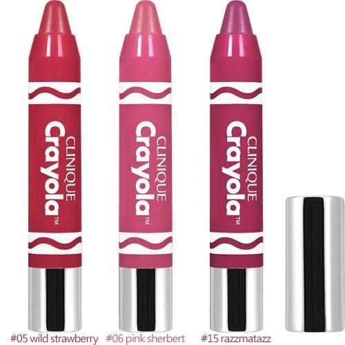 CLINIQUE 倩碧 水漾晶凍翹唇筆 CRAYOLA限定版 #15粉紅牡丹-細節圖2