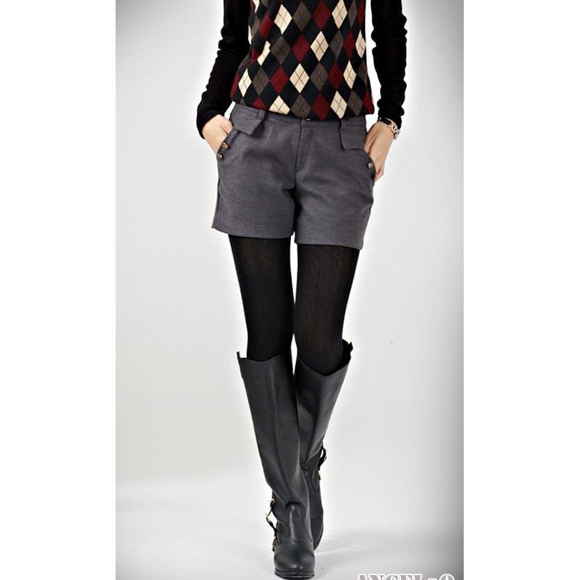 韓國製 保暖麻花針織毛褲襪-細節圖5