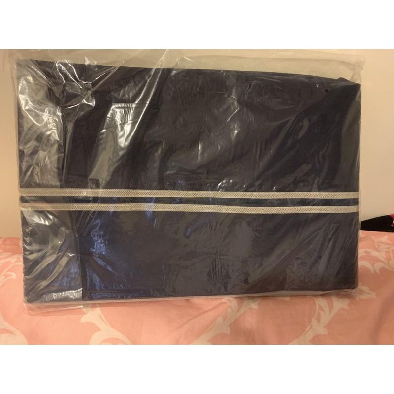 全新～鐵力士鐵架衣櫥防塵套90*45*180cm-深藍色-細節圖3