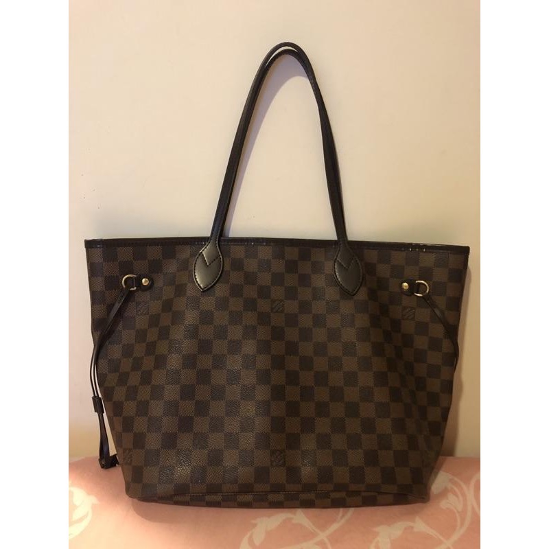 LV neverfull MM購物包/側背包-細節圖4