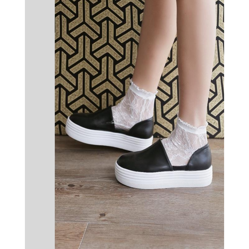 韓國蕾絲短襪一組2色-細節圖2