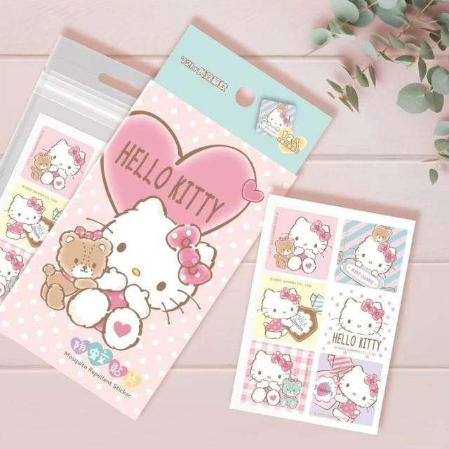【台歐生醫】正版授權 酷洛米/汪汪隊/HelloKitty 72小時防蚊貼 (12入/盒)-細節圖2