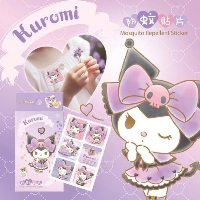 【台歐生醫】正版授權 酷洛米/汪汪隊/HelloKitty 72小時防蚊貼 (12入/盒)-細節圖3