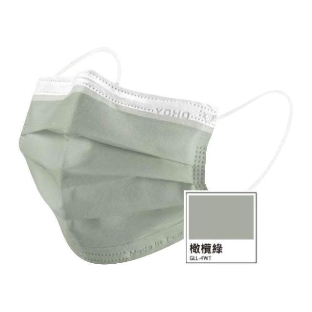 【佑合】莫蘭迪色系 成人平面醫用口罩 (50入/盒)-細節圖6