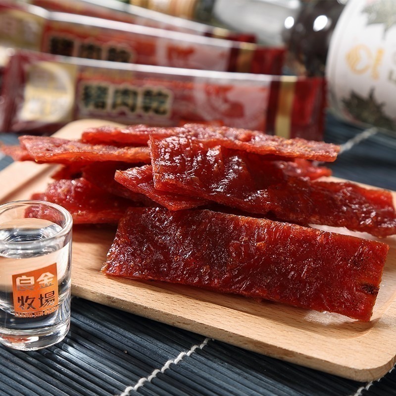 良金牧場 蜜汁高粱豬肉乾(隨身小包裝) 18入/包-細節圖2