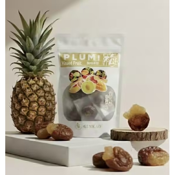 金高 梅吻水果果乾100g(六種口味|芒果、鳳梨、草莓、芭樂、水蜜桃、紫蘇) 有夾心的果乾-細節圖2