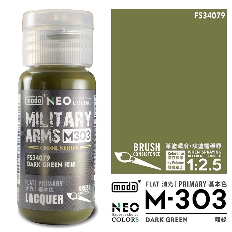 (Pandainn) 摩多 modo 北約陸軍迷彩色 M303 M509 M520 M521 M522 M569 模型漆-細節圖3