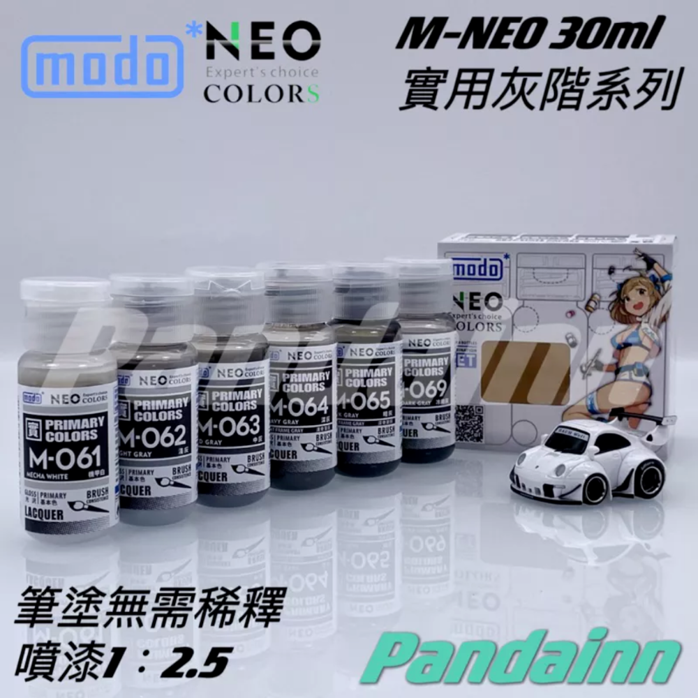 (Pandainn) 摩多 modo 灰階套組 M061 M062 M063 M064 M065 M069 摩多製造所-細節圖2