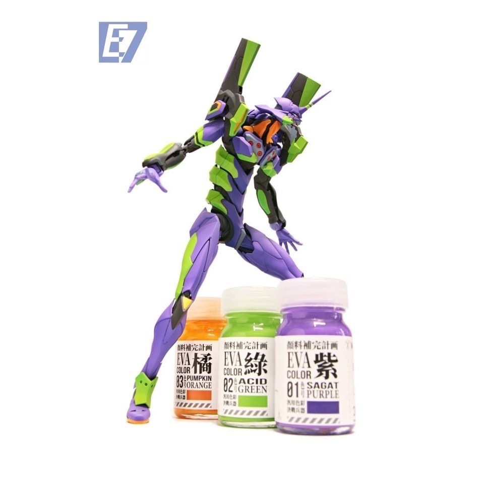 [Pandainn]  E7 E7COLOR EVA 系列 模型漆 EVA01 EVA02 EVA03 福音戰士 初號機-細節圖5